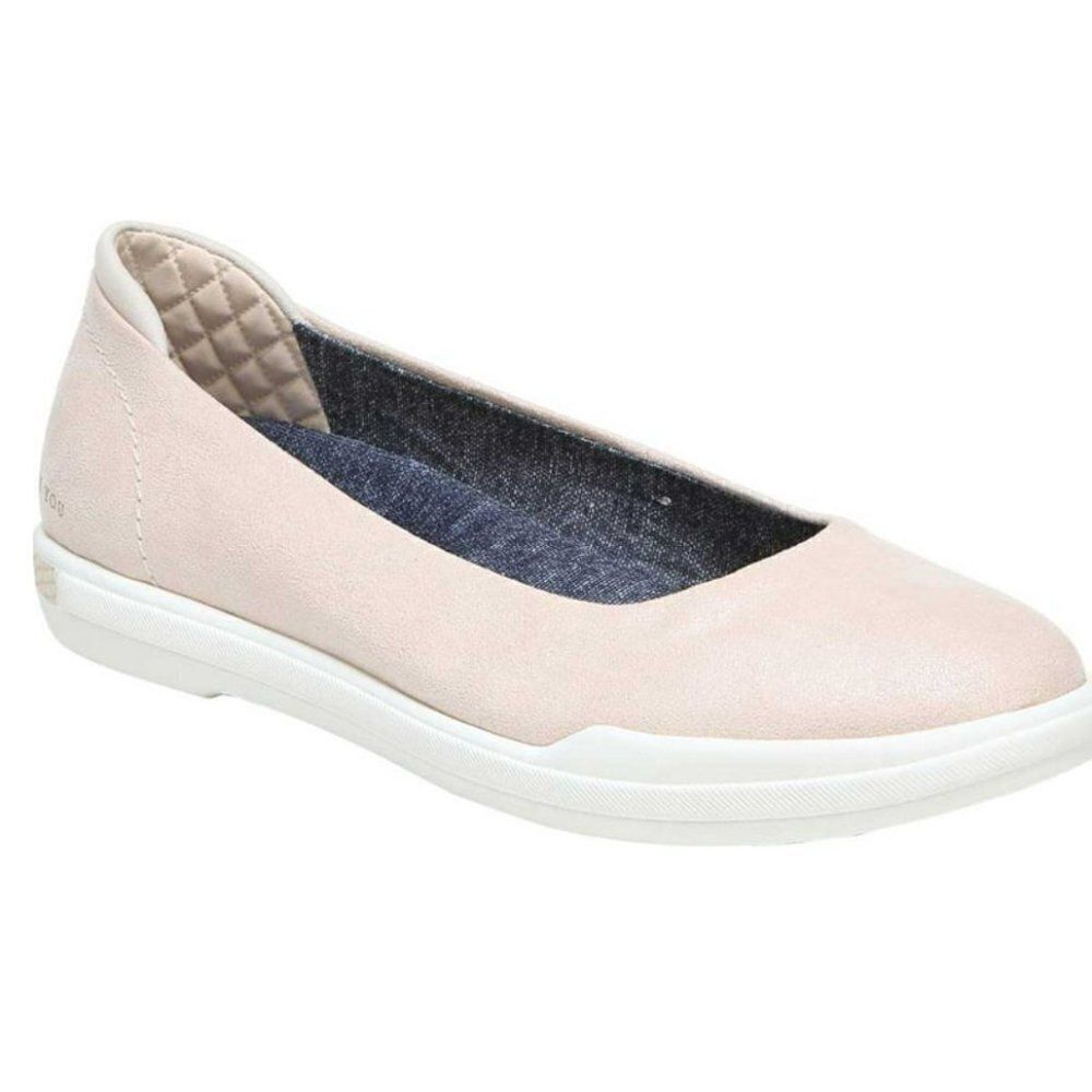 Dr. Scholl's Rise Shine Women's Faux Suede Lightweight Cushioned Ballet Flats - Picture 9 of 10